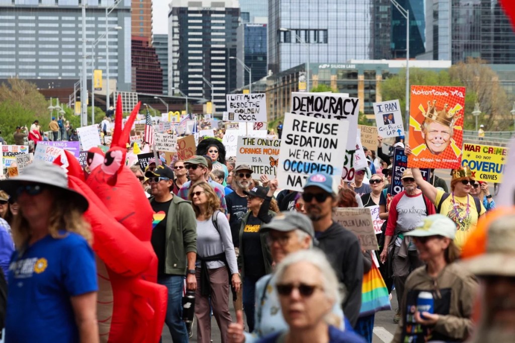 Protests Erupt Nationwide Under “No Kings” Banner